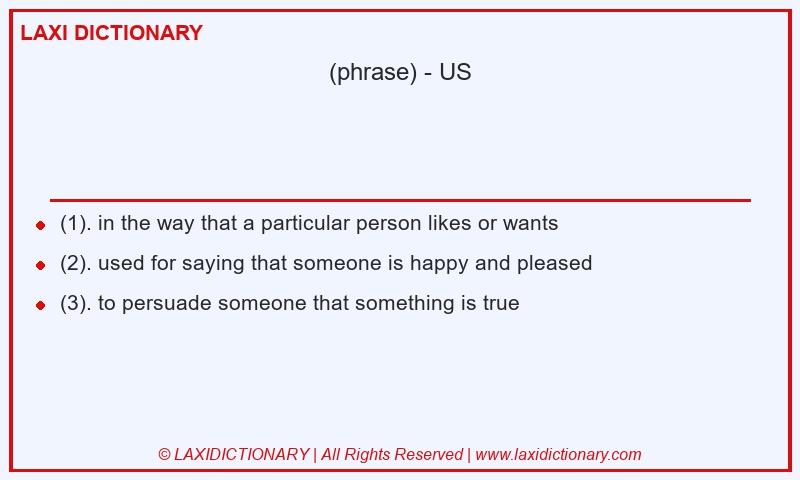 Definition in American English