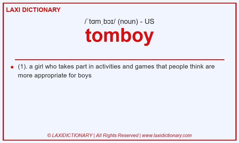 Definition tomboy in American English