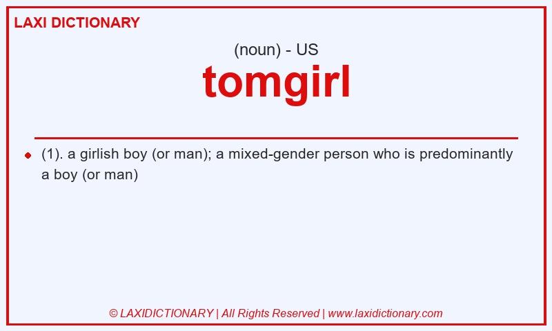 Definition tomgirl in American English