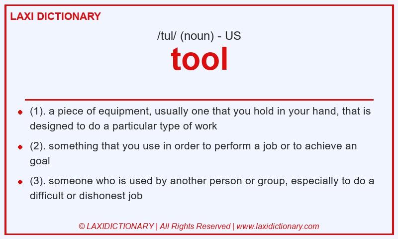 Definition tool in American English