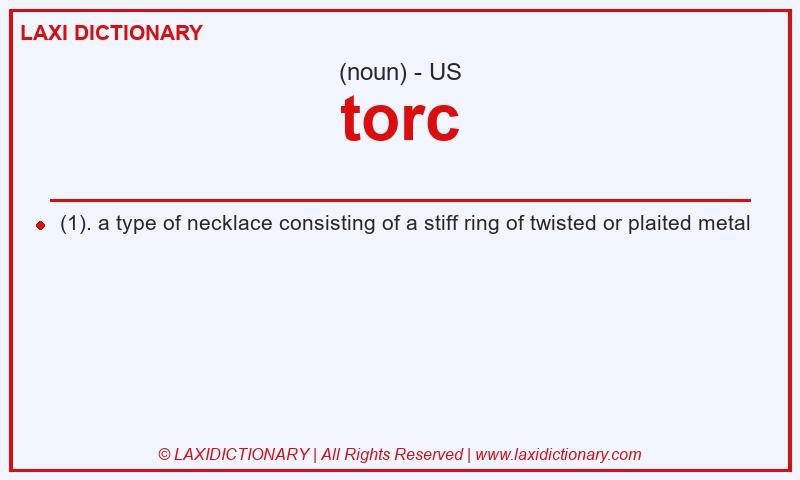 Definition torc in American English