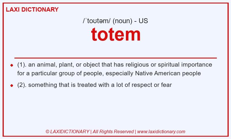 Definition totem in American English