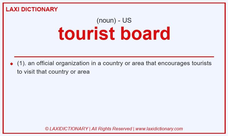 Definition tourist board in American English