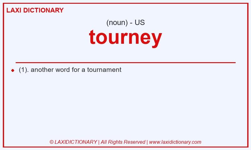 Definition tourney in American English