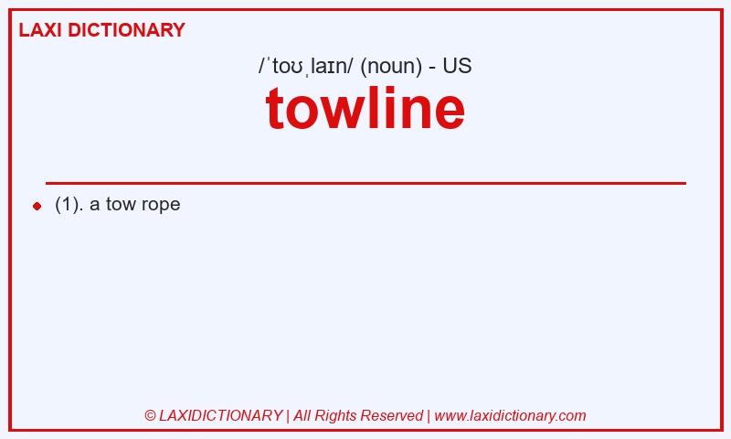 Definition towline in American English