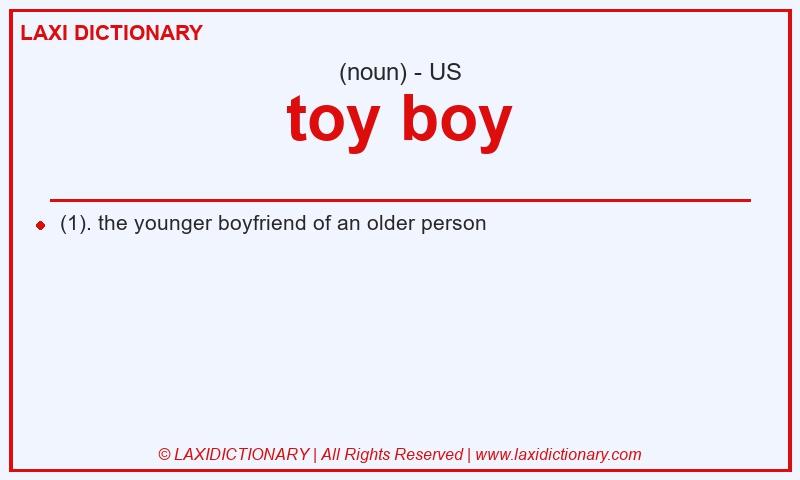 Definition toy boy in American English