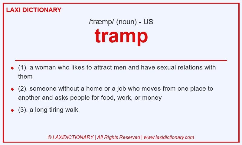 Definition tramp in American English