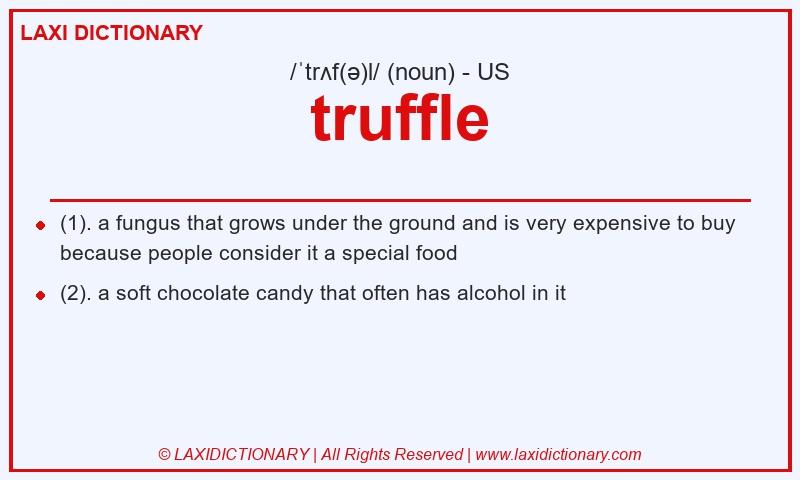 Definition truffle in American English