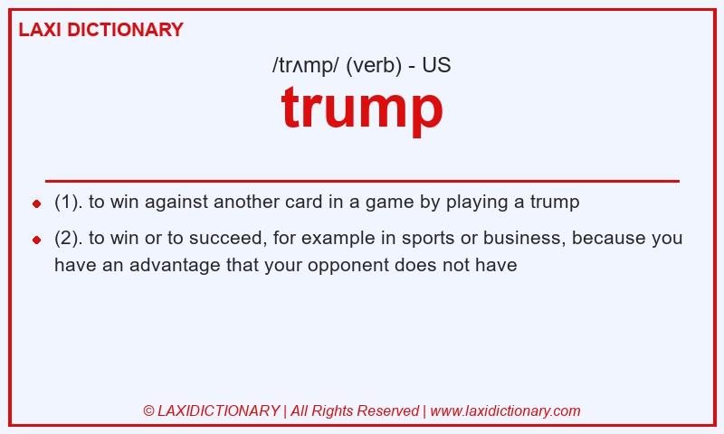 Definition trump in American English