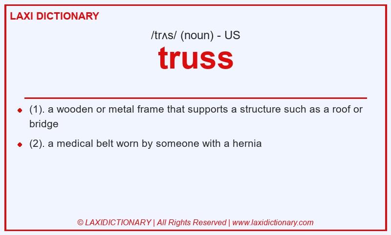 Definition truss in American English