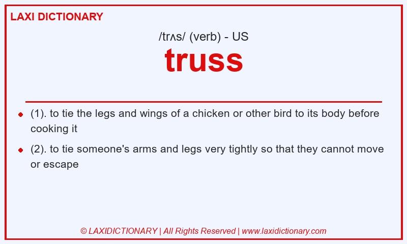 Definition truss in American English