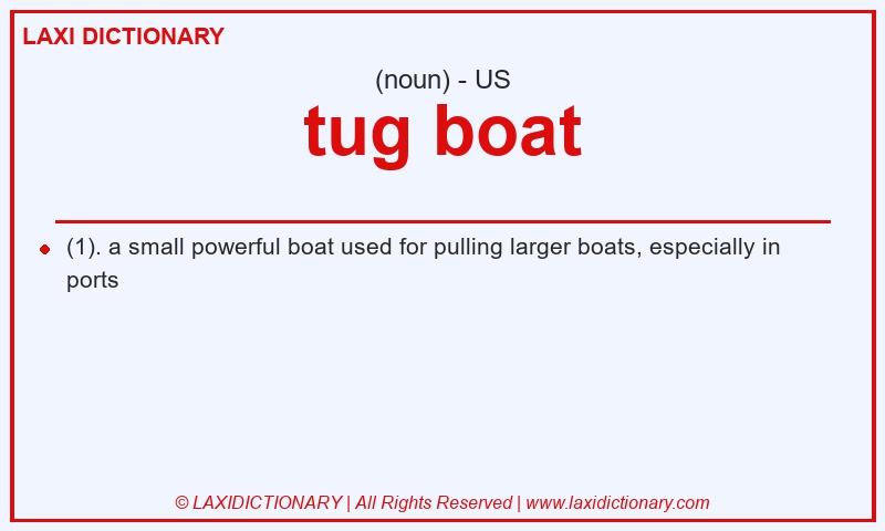 Definition tug boat in American English