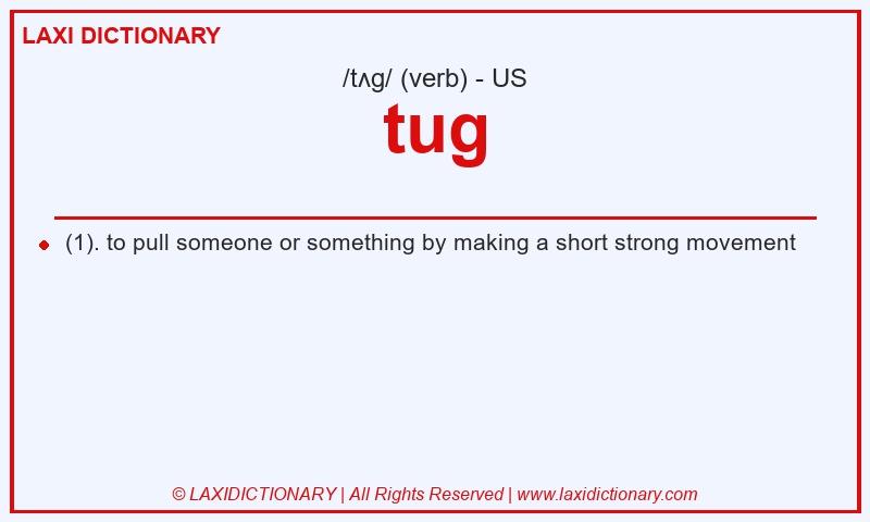 Definition tug in American English