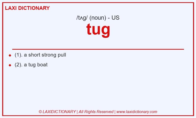 Definition tug in American English