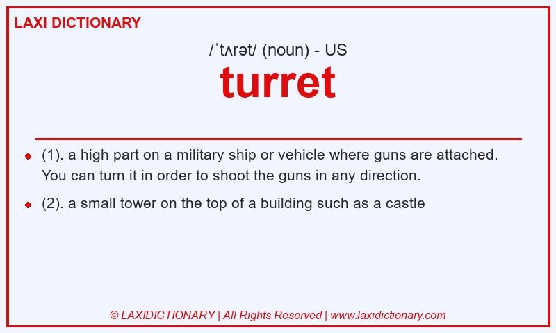 Definition turret in American English
