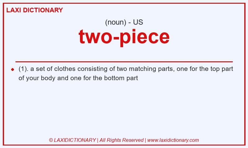 Definition two-piece in American English