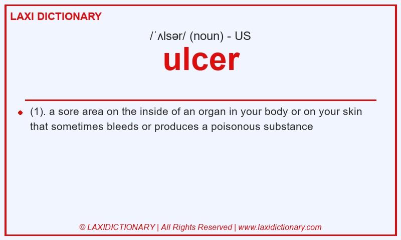 Definition ulcer in American English