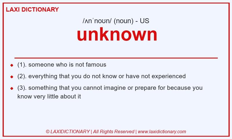 Definition unknown in American English