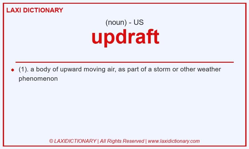 Definition updraft in American English