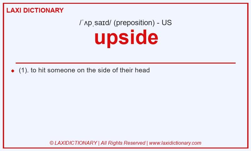 Definition upside in American English