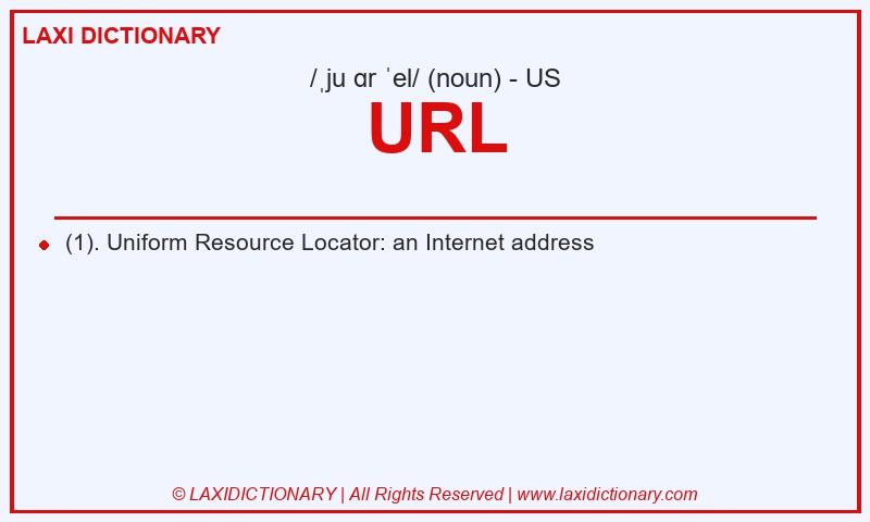 Definition URL in American English
