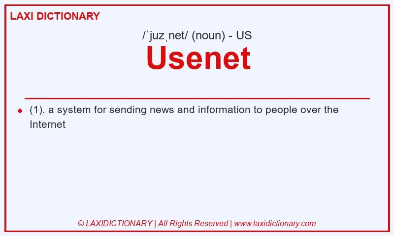 Definition Usenet in American English