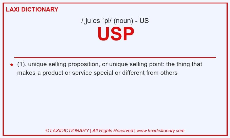 Definition USP in American English
