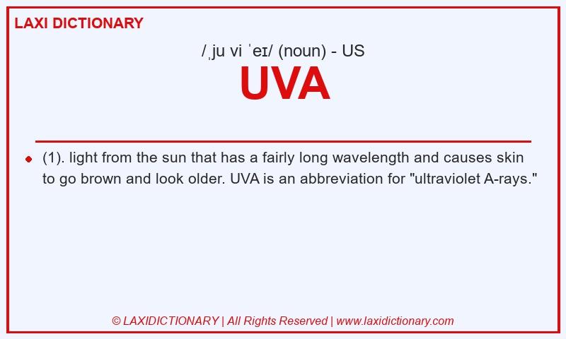Definition UVA in American English