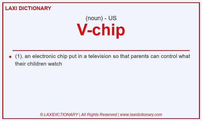 Definition V-chip in American English