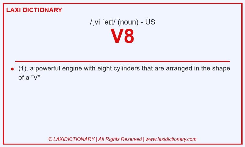 Definition V8 in American English