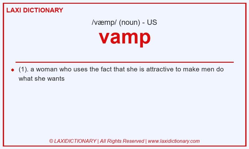 Definition vamp in American English