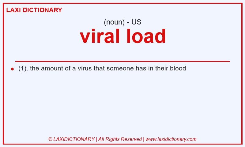 Definition viral load in American English