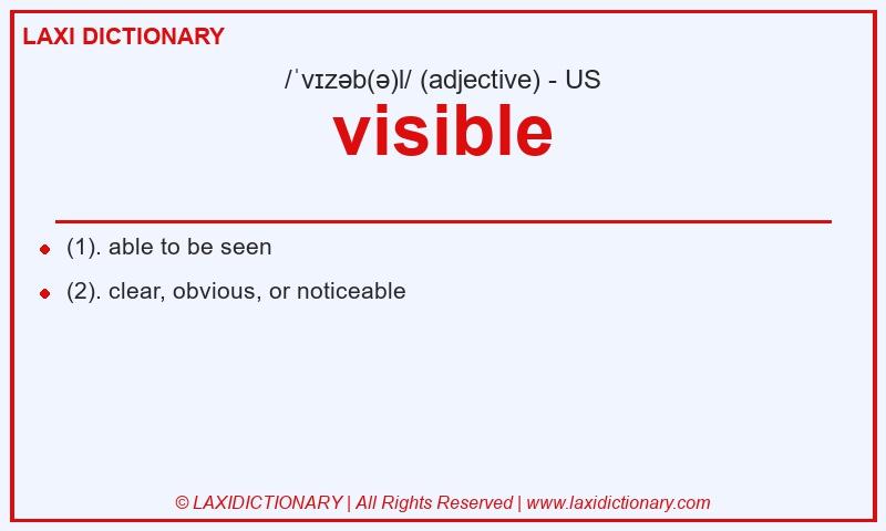 Definition visible in American English
