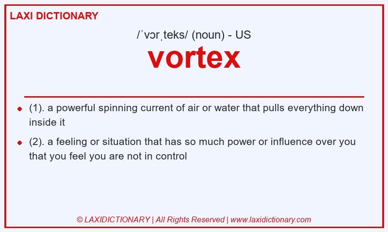 Definition vortex in American English