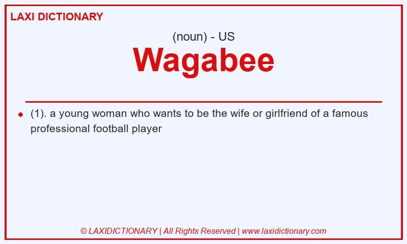 Definition Wagabee in American English
