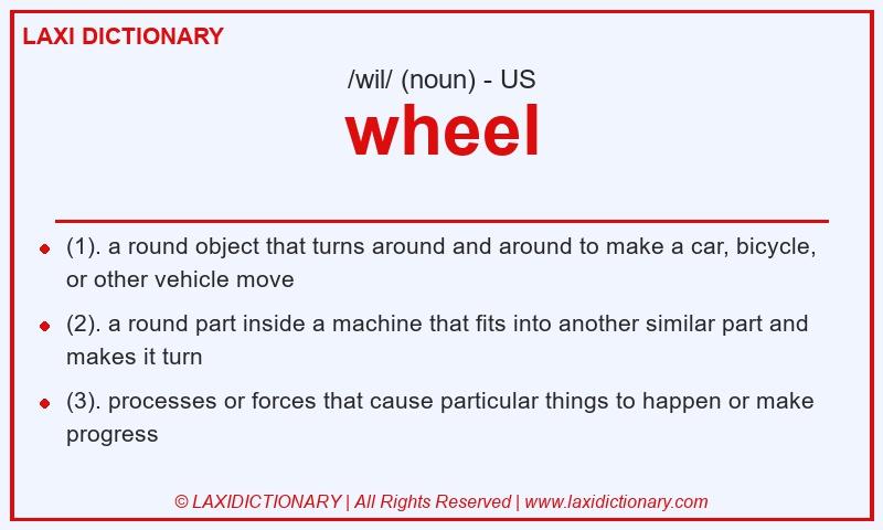 Definition wheel in American English