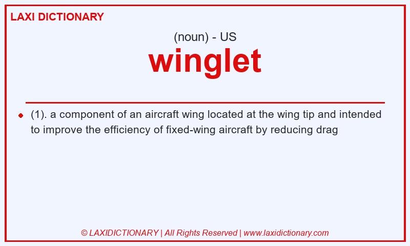 Definition winglet in American English