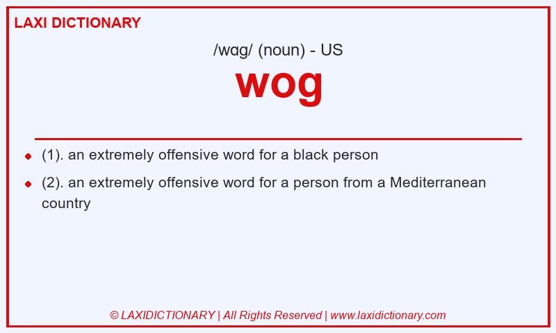 Definition wog in American English