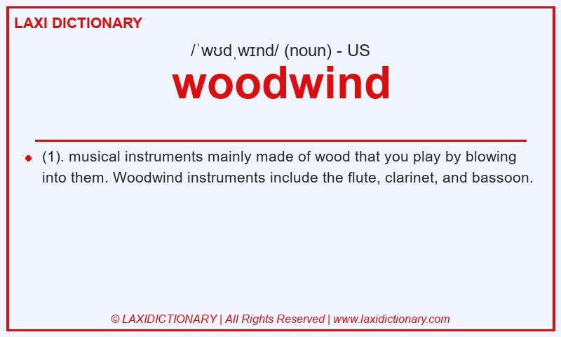 Definition woodwind in American English