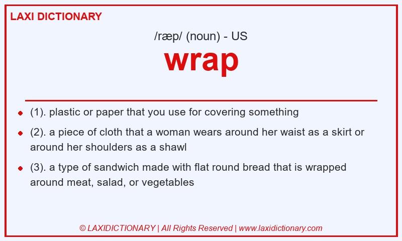Definition wrap in American English