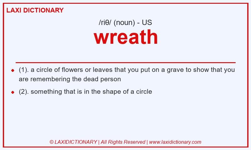 Definition wreath in American English