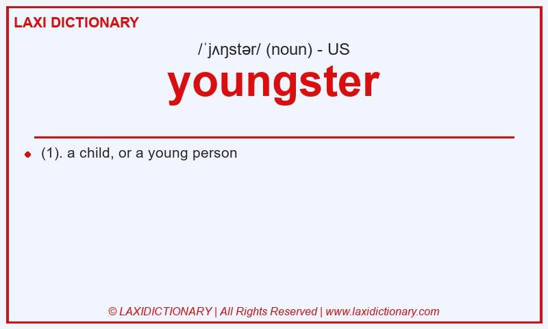 Definition youngster in American English