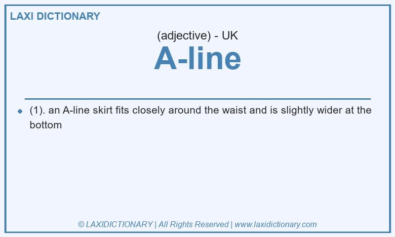 Definition A-line in British English