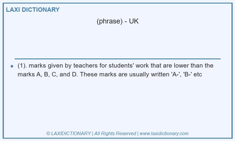 Definition  in British English