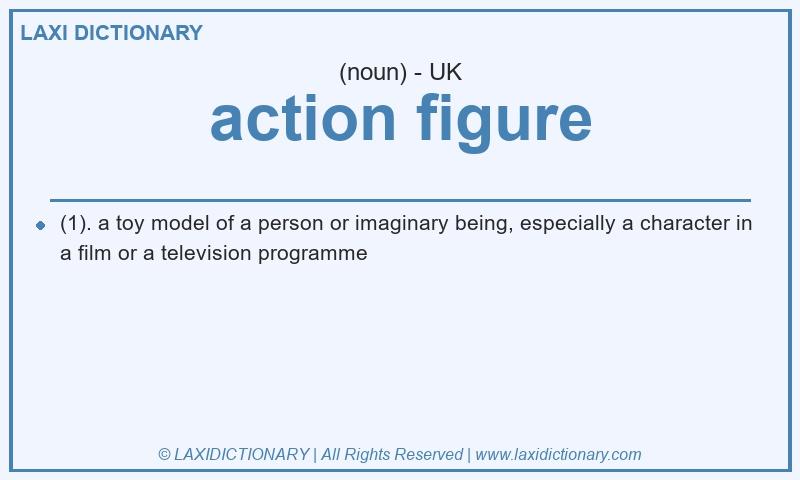 Definition action figure in British English