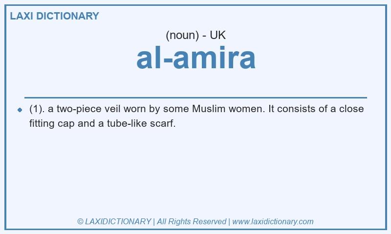 Definition al-amira in British English