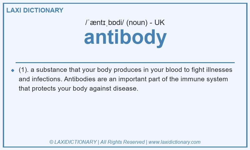 Definition antibody in British English