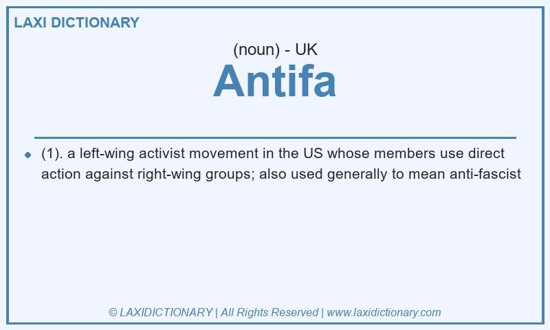 Definition Antifa in British English