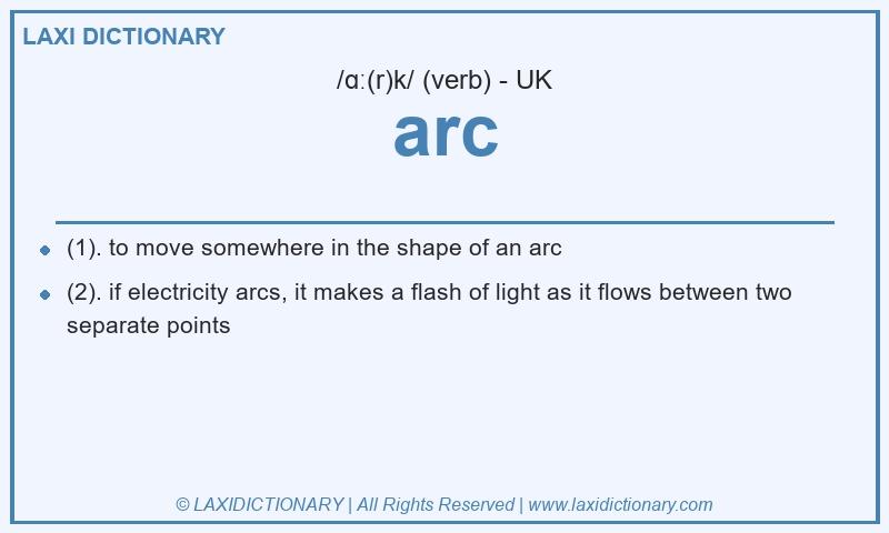 Definition arc in British English