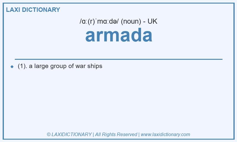 Definition armada in British English